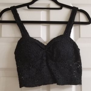 Lacy bralette/crop top